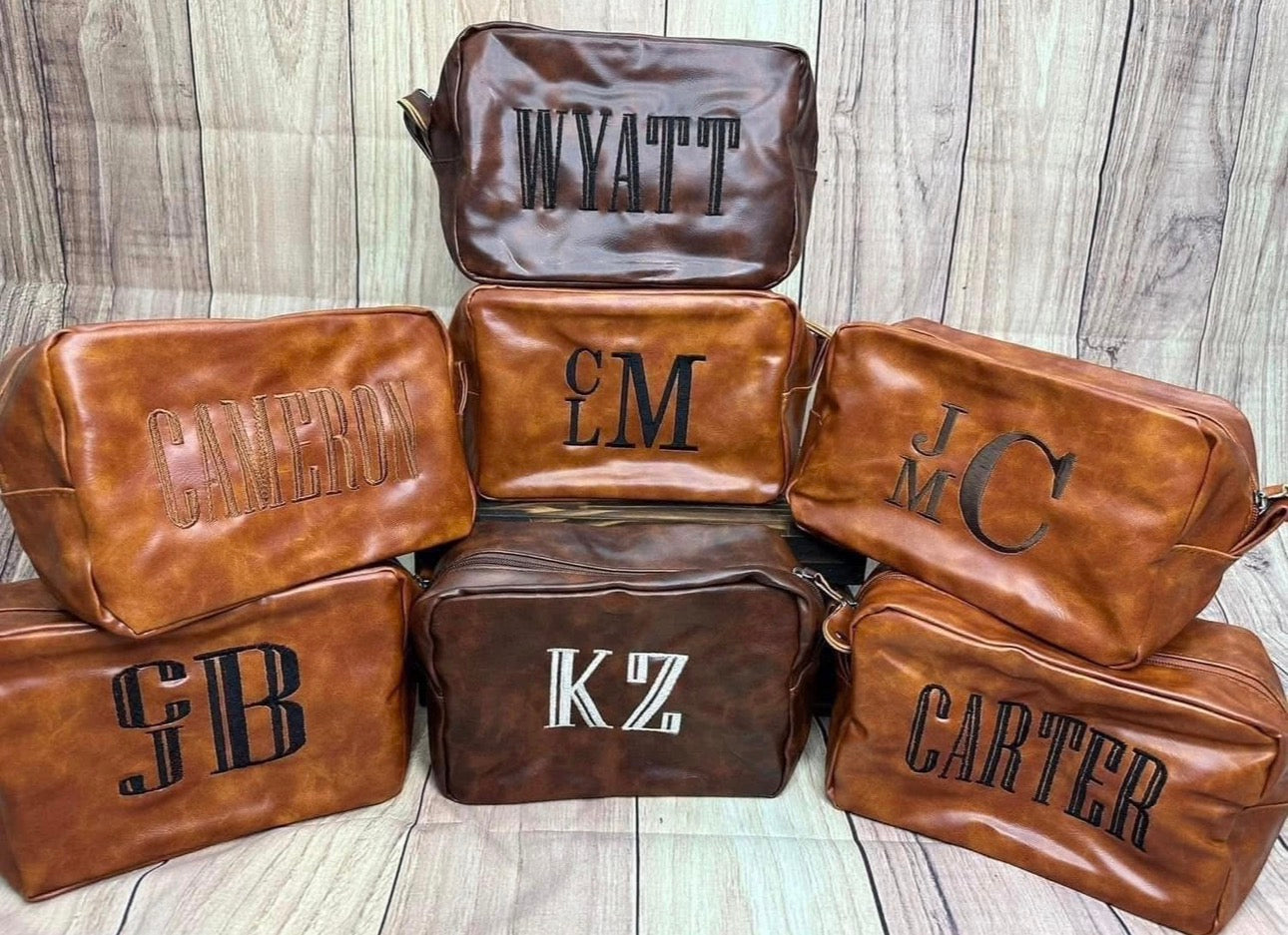 Men’s Leather Toiletry Bags