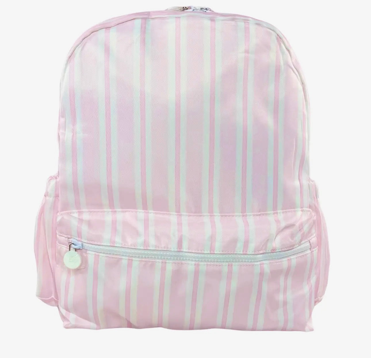 Pink Striped Nylon Backpack Toddler & Full Size